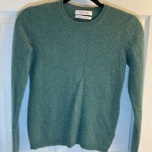 Ellen Tracy Teal Cashmere Pullover